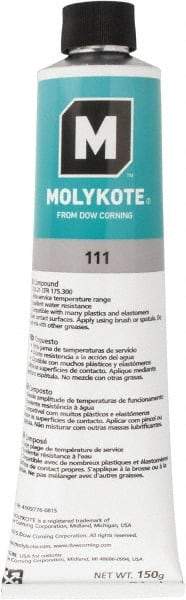Dow Corning - 5.3 oz Tube Silicone/Moly Lubricant - White/Light Gray, -40°F to 392°F, Food Grade - Apex Tool & Supply