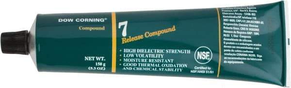 Dow Corning - 5.3 Ounce Tube, White, General Purpose Mold Release - Food Grade, Silicone Composition - Apex Tool & Supply