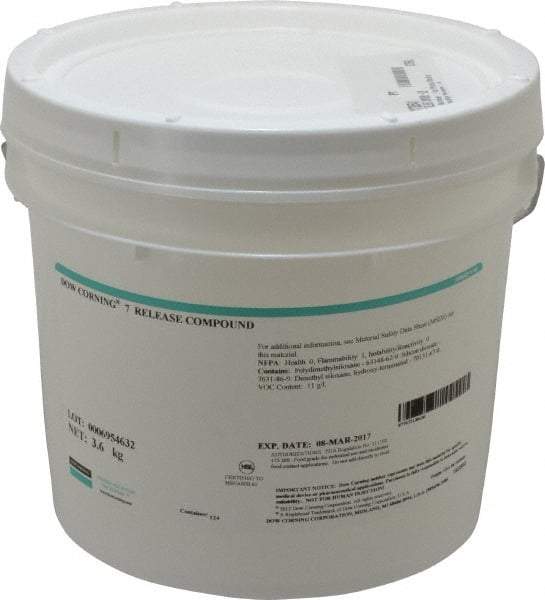 Dow Corning - 8 Lb. Can, White, General Purpose Mold Release - Food Grade, Silicone Composition - Apex Tool & Supply