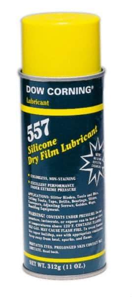 Dow Corning - 16 oz Aerosol Dry Film Moly/Silicone Lubricant - Clear, -40°F to 110°F - Apex Tool & Supply