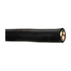Made in USA - 250', 8/3 Gauge/Conductors, Black, Green & White Indoor & Outdoor Replacement Cord - 0 Receptacles, 40 Amps, 600 Volts, UL SOOW - Apex Tool & Supply
