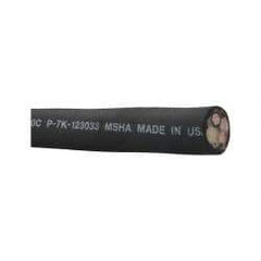 Made in USA - 250', 8/4 Gauge/Conductors, Black, Green, Red & White Indoor & Outdoor Replacement Cord - 0 Receptacles, 35 Amps, 600 Volts, UL SOOW - Apex Tool & Supply
