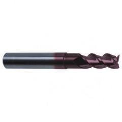 5/16" Dia. - 2-1/2" OAL - 45° Helix Firex Carbide End Mill - 3 FL - Apex Tool & Supply