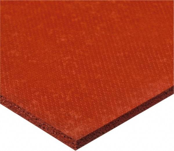 Value Collection - 5/8" Thick x 3/4" Wide x 36" Long, Adhesive Backed, Silicone Foam Rubber Strip - Stock Length, 100 psi Tensile Strength, -100 to 500°F, Red - Apex Tool & Supply