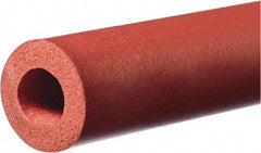 Value Collection - 3/8" ID to 7/8" OD, Silicone Foam Cylinder - 60" Long, 7 psi Tensile Strength, -100 to 500°F - Apex Tool & Supply