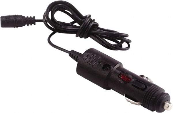 Ergodyne - 12 VDC Power Adapter for Heated Jacket - 4.92' Long, Black, Plastic - Apex Tool & Supply