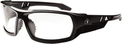 Ergodyne - Clear Lenses, Framed Safety Glasses - Uncoated Lenses, Size Universal, Wrap Around - Apex Tool & Supply
