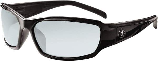 Ergodyne - Indoor/Outdoor Lenses, Framed Safety Glasses - Uncoated Lenses, Size Universal, Wrap Around - Apex Tool & Supply