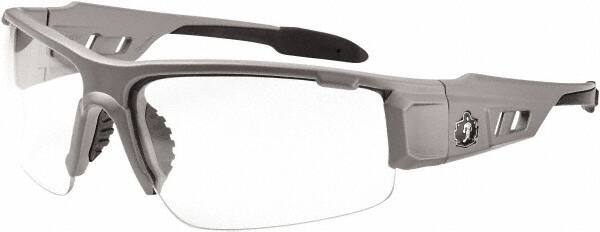Ergodyne - Clear Lenses, Framed Safety Glasses - Uncoated Lenses, Size Universal, Wrap Around - Apex Tool & Supply