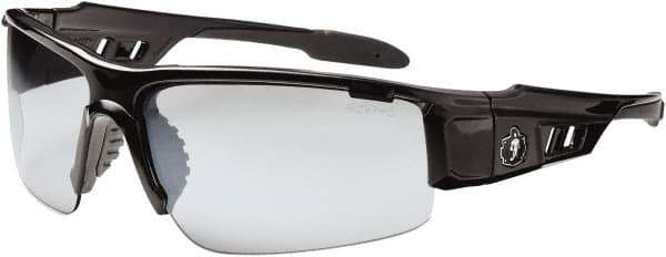 Ergodyne - Indoor/Outdoor Lenses, Framed Safety Glasses - Uncoated Lenses, Size Universal, Wrap Around - Apex Tool & Supply