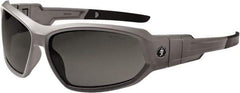 Ergodyne - Smoke Lenses, Framed Polarized Glasses - Uncoated Lenses, Size Universal, Wrap Around - Apex Tool & Supply