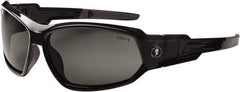 Ergodyne - Smoke Lenses, Framed Polarized Glasses - Uncoated Lenses, Size Universal, Wrap Around - Apex Tool & Supply