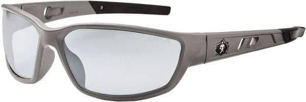 Ergodyne - Indoor/Outdoor Lenses, Framed Safety Glasses - Uncoated Lenses, Size Universal, Wrap Around - Apex Tool & Supply