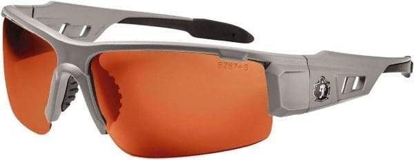 Ergodyne - Copper Lenses, Framed Polarized Glasses - Uncoated Lenses, Size Universal, Wrap Around - Apex Tool & Supply