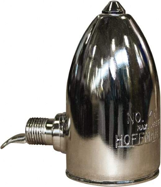 Hoffman Speciality - 1/8" Pipe, 10 psi WOG Rating, Male NPT End Connections, Float Vent Radiator Valve - 10 psi Steam Pressure Rating, Brass - Apex Tool & Supply