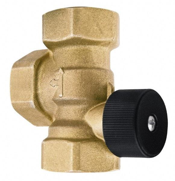 Bell & Gossett - 1" Pipe, Brass Manually Operated Plumbing Valve - Buna Seal, FNPT - Apex Tool & Supply