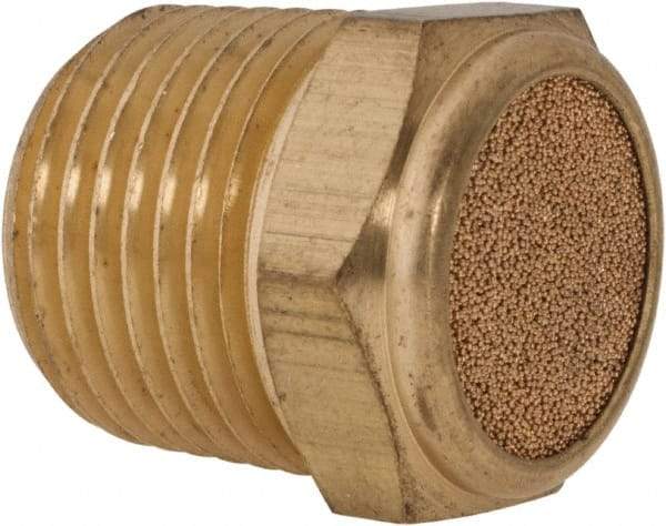 ARO/Ingersoll-Rand - 3/8 Male NPT, 11/16" Hex, 3/4" OAL, Breather Vent - 250 Max psi - Apex Tool & Supply