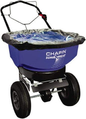 Chapin - 80 Lb Powder Coated Steel Walk Behind Broadcast Landscape Spreader - 12" Pneumatic Wheels - Apex Tool & Supply