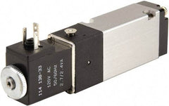 ARO/Ingersoll-Rand - 1/8" Inlet x 1/8" Outlet, Solenoid Actuator, Spring Return, 2 Position, Body Ported Solenoid Air Valve - 24 VDC Input, 0.7 CV, 4 Way, 115 psi, 122° Max Temp - Apex Tool & Supply