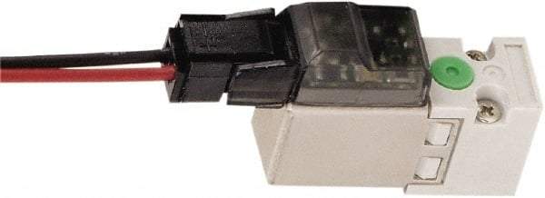 ARO/Ingersoll-Rand - Solenoid Actuator, Spring Return, 2 Position, Body Ported Solenoid Air Valve - 24 VDC Input, 0.01 CV, 3 Way, 100 psi, 122° Max Temp, 44° Min Temp - Apex Tool & Supply