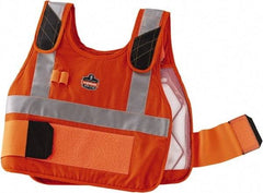 Ergodyne - Size L/XL, Orange Cooling Vest - 40 to 52" Chest, Hook & Loop Front, Cotton - Apex Tool & Supply