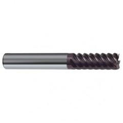 5/16" Dia. - 2-1/2" OAL - 55° Helix Firex Carbide End Mill - 6 FL - Apex Tool & Supply