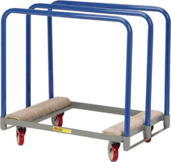 Little Giant - 1,000 Lb Capacity Steel Panel Truck - Steel Deck, 24" OAW, 36" Platform Length, Polyurethane Casters - Apex Tool & Supply