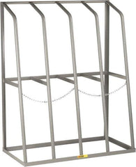 Little Giant - 4 Bay, 1,500 Lb Capacity, Gray Vertical Bar Storage Rack - 48" Wide x 60" High x 24" Deep - Apex Tool & Supply