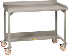 Little Giant - Mobile Workbench - Steel, Gray, 48" Long x 28" Deep x 39" High - Apex Tool & Supply