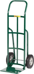 Little Giant - 800 Lb Capacity 47" OAH Hand Truck - 12 x 14" Base Plate, Continuous Handle, Steel, Solid Rubber Wheels - Apex Tool & Supply