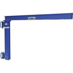 Vestil - 1,000 Lb Load Capacity, Steel Jib Crane - 8' Span - Apex Tool & Supply