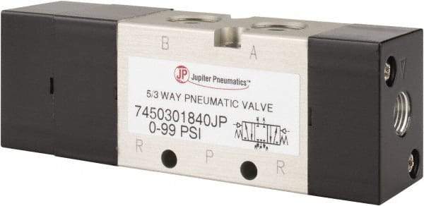PRO-SOURCE - Specialty Air Valves Valve Type: 5-Way, 3 Position Actuator Type: Pneumatic Double Acting - Apex Tool & Supply