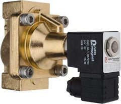 PRO-SOURCE - 1", 2/2 Way Steam Series Stacking Solenoid Valve - 24 VDC, 12 CV Rate, 4.98" High x 3.94" Long - Apex Tool & Supply