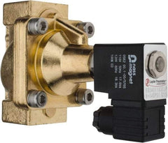 PRO-SOURCE - 3/4", 2/2 Way Steam Series Stacking Solenoid Valve - 110 VAC, 12 CV Rate, 4.98" High x 3.94" Long - Apex Tool & Supply