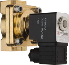 PRO-SOURCE - 3/4", 2/2 Way Stacking Solenoid Valve - 24 VDC, 8.78 CV Rate, 4.21" High x 3.54" Long - Apex Tool & Supply