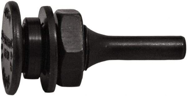 Tanis - 5/8" Arbor Hole to 1/4" Shank Diam Drive Arbor - For 3" Small Diam Wheel Brushes - Apex Tool & Supply