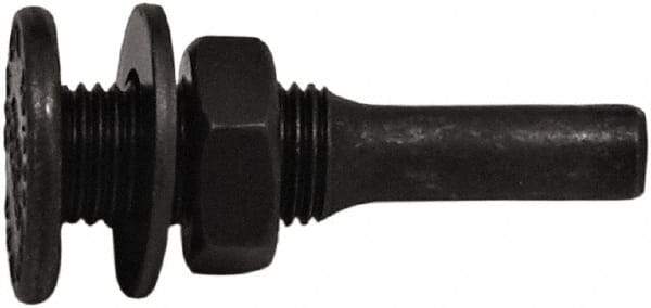 Tanis - 1/2" Arbor Hole to 1/4" Shank Diam Drive Arbor - For 3" Small Diam Wheel Brushes - Apex Tool & Supply