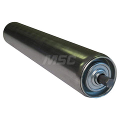 Roller Skids; Roller Material: Galvanized Steel; Load Capacity: 375; Color: Chrome; Finish: Natural; Compatible Surface Type: Smooth; Roller Length: 21.0000 in; Roller Width: 2.5000; Roller Height: 2.5 in; Roller Diameter: 2.5000; Overall Height: 2.5 in;