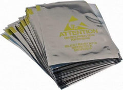 Value Collection - 5" Long x 3" Wide, 3 mil Thick, Clear Metalized Static Shield Bag - Metal-In - Apex Tool & Supply