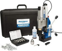 Hougen - 2" Travel, Portable Magnetic Drill Press - 250 & 450 RPM, 9 Amps, 1.5 hp, 1035 Watts - Apex Tool & Supply
