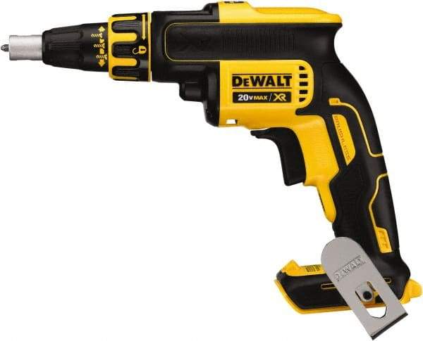 DeWALT - 20 Volt Lithium-Ion Battery Pistol Grip Cordless Screwdriver - 4,400 RPM, 266 In/Lb Torque - Apex Tool & Supply