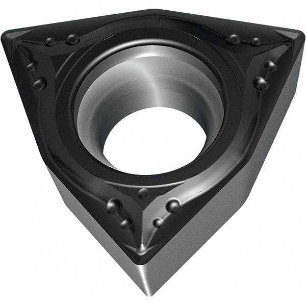 Walter - WCMT32.51 MK4 Grade WKK20S Carbide Turning Insert - TiCN/Al2O3 Finish, 80° Trigon, 3/8" Inscr Circle, 5/32" Thick, 1/64" Corner Radius - Apex Tool & Supply