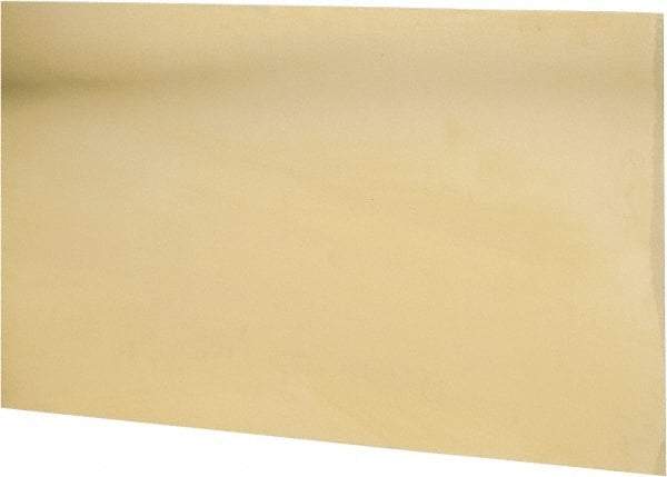 Alinabal - 2 Ft. Long x 8 Inch Wide x 0.016 Inch Thick, Shim Sheet Stock - Laminated Brass, 0.002 Inch Lamination Thickness - Apex Tool & Supply