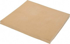 Made in USA - 24" Long, 12" Wide, Natural Gum Rubber Foam Sheet - 35 to 45 Durometer, Tan, -20 to 140°F, 3,000 psi Tensile Strength, Stock Length - Apex Tool & Supply