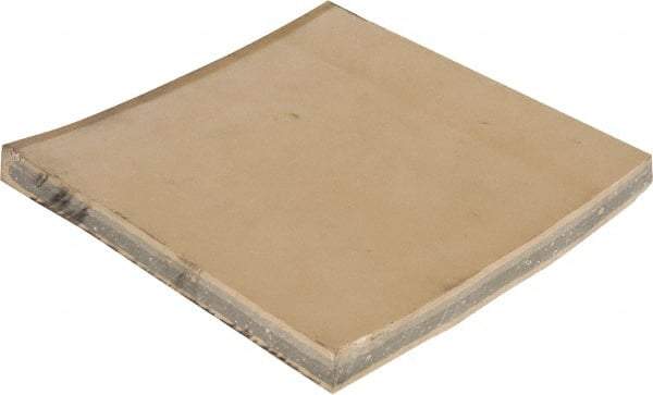 Made in USA - 12" Long, 12" Wide, Natural Gum Rubber Foam Sheet - 35 to 45 Durometer, Tan, -20 to 140°F, 3,000 psi Tensile Strength, Stock Length - Apex Tool & Supply