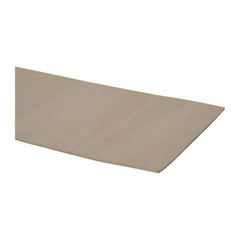 Made in USA - 24" Long, 12" Wide, Natural Gum Rubber Foam Sheet - 35 to 45 Durometer, Tan, -20 to 140°F, 3,000 psi Tensile Strength, Stock Length - Apex Tool & Supply