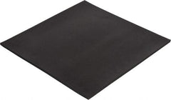 Made in USA - 12" Long, 12" Wide, Buna-N Rubber Foam Sheet - 35 to 45 Durometer, Black, -20 to 170°F, 800 psi Tensile Strength, Stock Length - Apex Tool & Supply