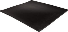 Made in USA - 12" Long, 12" Wide, Buna-N Rubber Foam Sheet - 50 to 60 Durometer, Black, -20 to 170°F, 900 psi Tensile Strength, Stock Length - Apex Tool & Supply