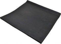 Made in USA - 12" Long, 12" Wide, Buna-N Rubber Foam Sheet - 50 to 60 Durometer, Black, -20 to 170°F, 900 psi Tensile Strength, Stock Length - Apex Tool & Supply