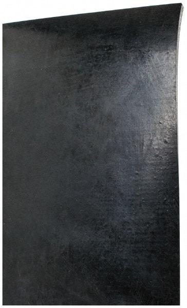 Made in USA - 48" Wide, Polyester-Reinforced Neoprene Rubber Foam Sheet - 50 to 60 Durometer, Black, -20 to 180°F, 1,000 psi Tensile Strength, Cut-to-Length - Apex Tool & Supply